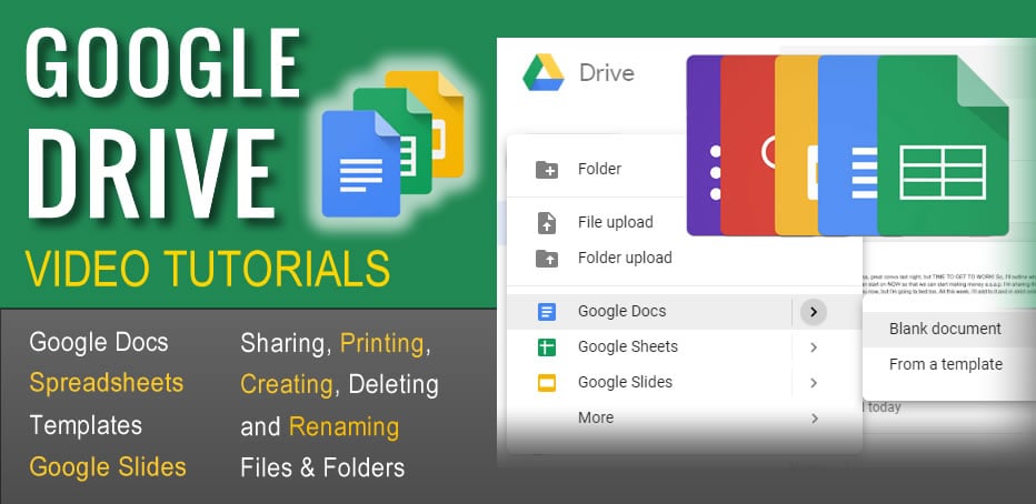 Google Drive Video Tutorials by Bart Smith